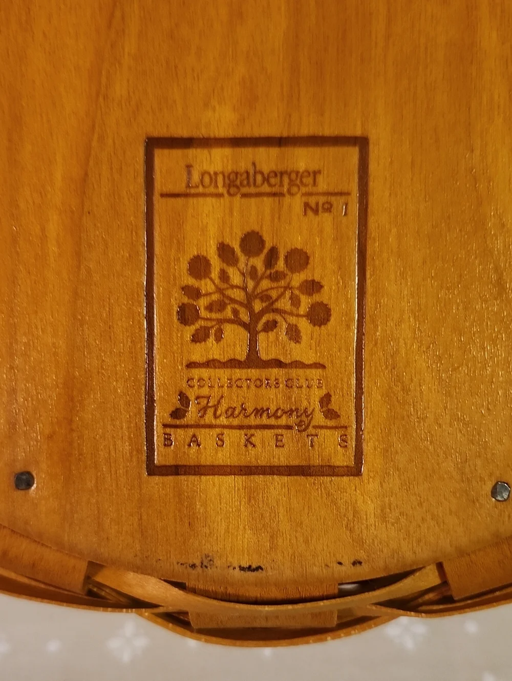 Longaberger Collectors Club Harmony  No. 1 Basket